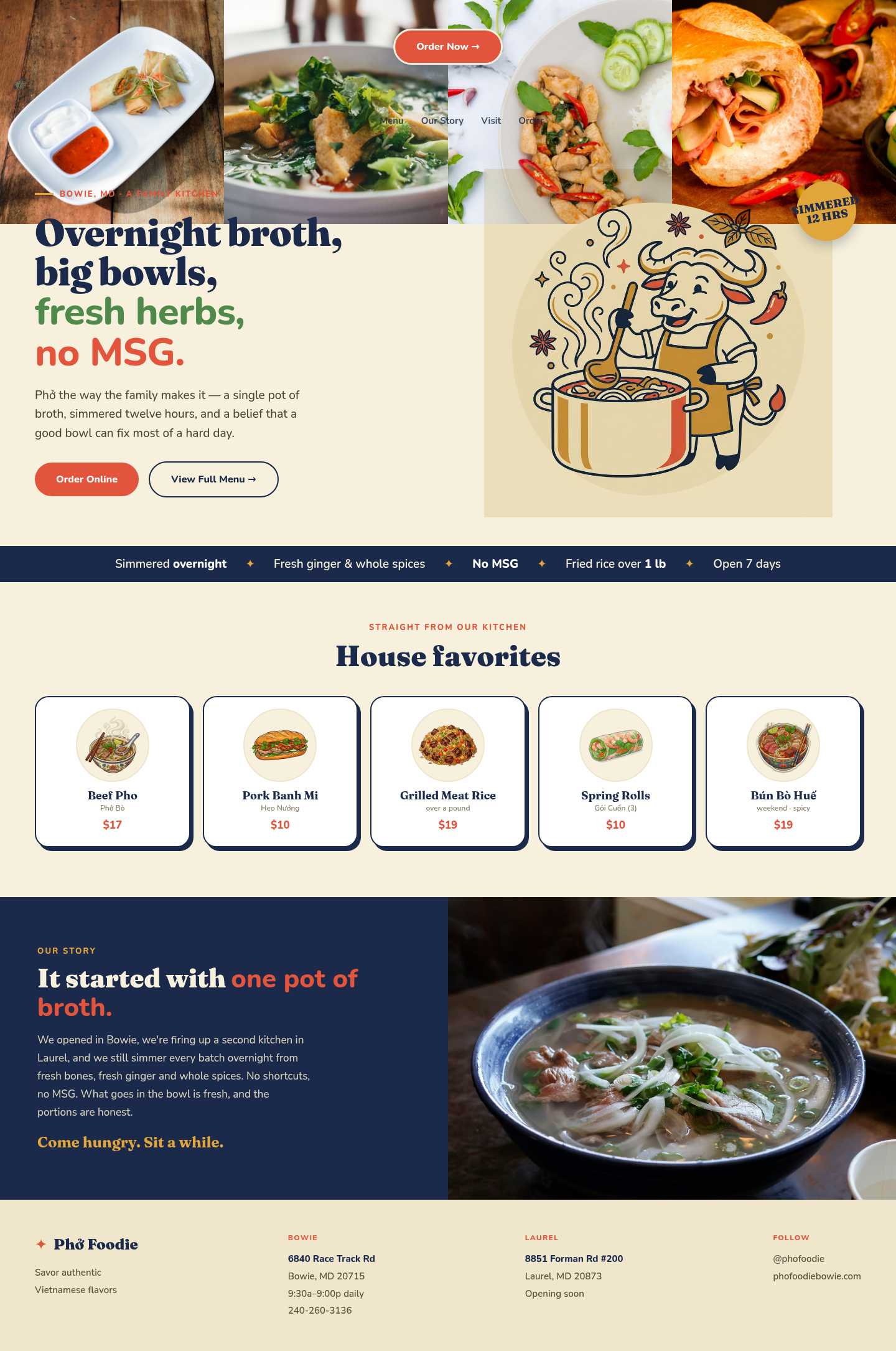 Foodie's Ox — Classic — Home