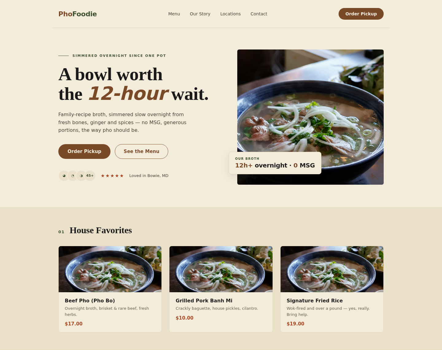 Editorial Split Hero — Home